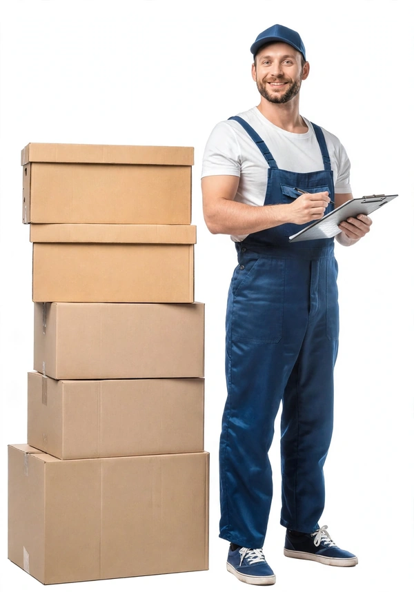 Professional Muscat movers team in uniform